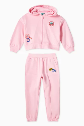 Logo-patch Sweatpants in Cotton