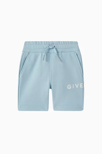 Embroidered Logo Shorts in Fleece