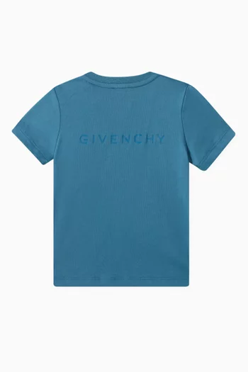 4G Printed T-shirt in Organic Cotton