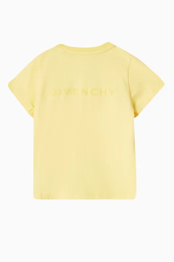 4G Printed T-shirt in Organic Cotton