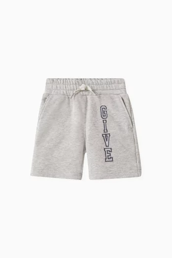 Logo Shorts in Cotton Jersey