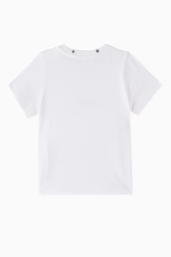Logo Print T-shirt in Cotton