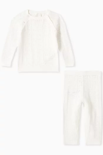 4G Motif Birth Set in Cotton