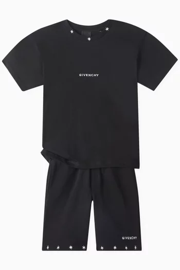 Embroidered T-shirt in Organic Cotton