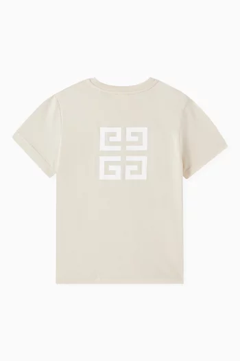 Logo Print T-shirt in Organic Cotton