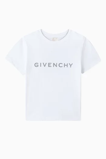 Logo Print T-shirt in Organic Cotton