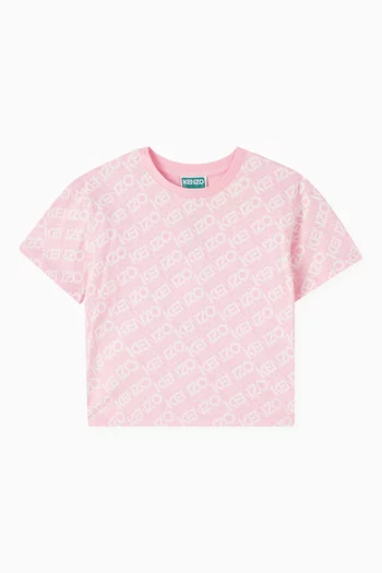 Logo-print T-shirt in Organic Cotton