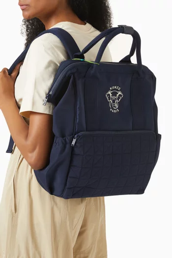 Elephant Embroidered Changing Bag