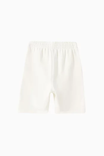 Logo Embroidered Sweatshorts in Cotton-blend