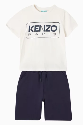 Kenzo Paris Logo T-shirt in Cotton
