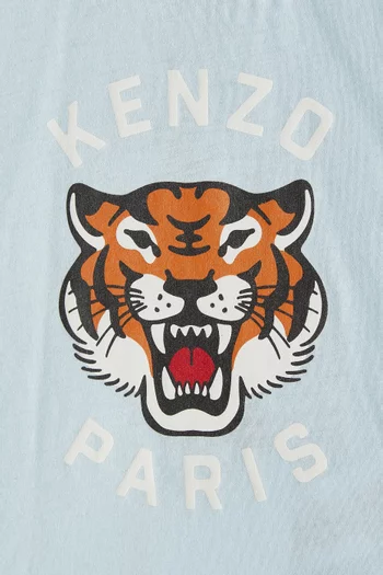 Tiger-logo T-shirt in Organic Cotton