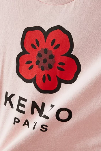 Logo Print T-shirt in Cotton