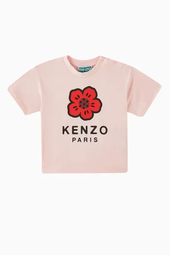 Logo Print T-shirt in Cotton