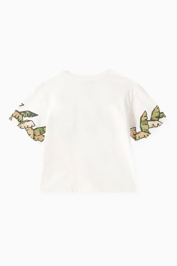 Jungle-print T-shirt in Cotton