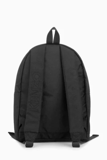 Embroidered-tiger Backpack