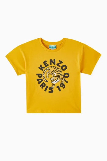 Graphic Print T-Shirt in Cotton