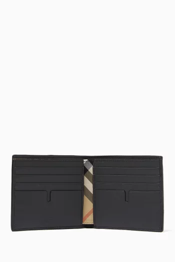 B Shield Bifold Wallet in Smooth Calfskin