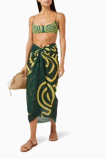 Luana Sarong in Recycled Polyester