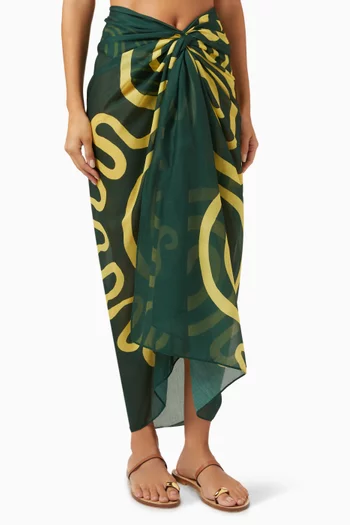 Luana Sarong in Recycled Polyester