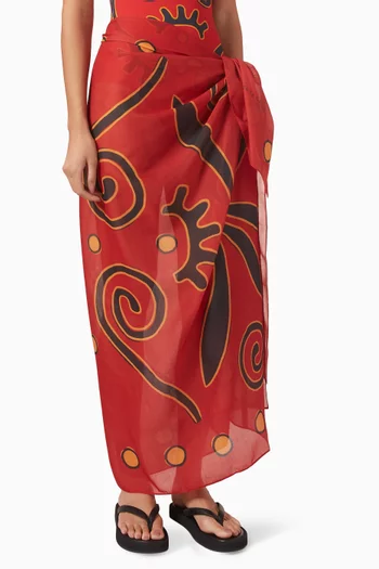 Luana Sarong in Recycled Polyester