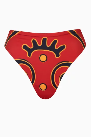 Lulu Bikini Briefs in Stretch Nylon