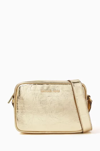 Shoulder Bag in Metallic Faux Leather