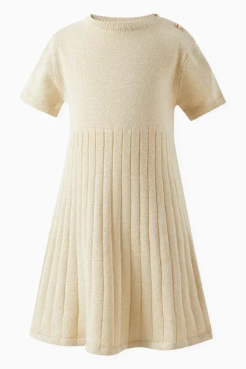 Pleated Dress in Knit
