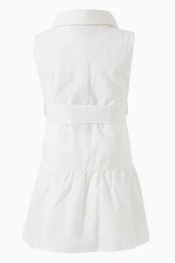 Collared Dress in Cotton
