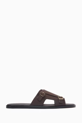 Duo Sandals in Leather