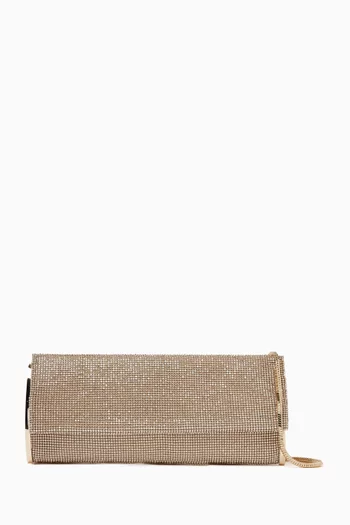 Kate Clutch Bag in Crystal Mesh