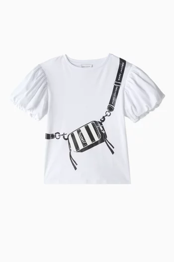 Graphic-print T-shirt in Cotton Jersey