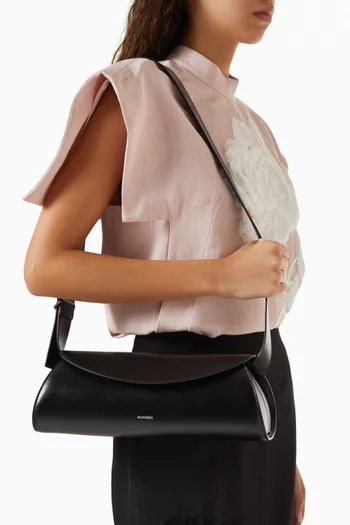 Cannolo Grande Shoulder Bag in Leather