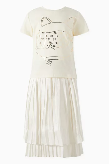 Double Pleated Skirt