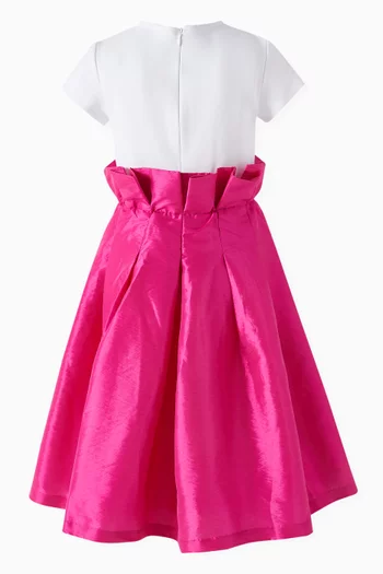 T-shirt Dress in Taffeta & Cotton