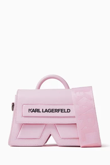 Ikon Top-handle Bag in Faux Leather