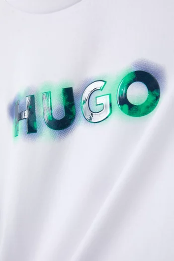 Logo Graphic T-shirt in Cotton
