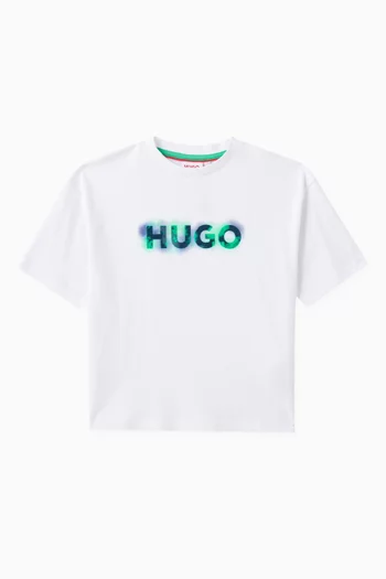 Logo Graphic T-shirt in Cotton