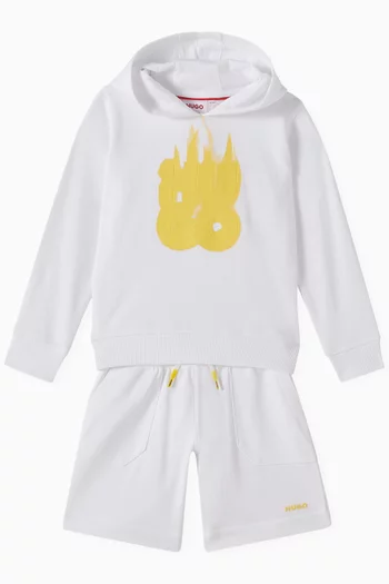 Logo-print Sweatshorts in Cotton-blend