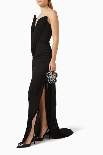 Systema Drape Gown in Rayon Chiffon