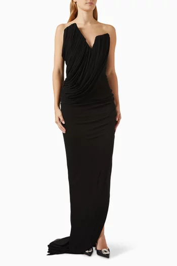Systema Drape Gown in Rayon Chiffon