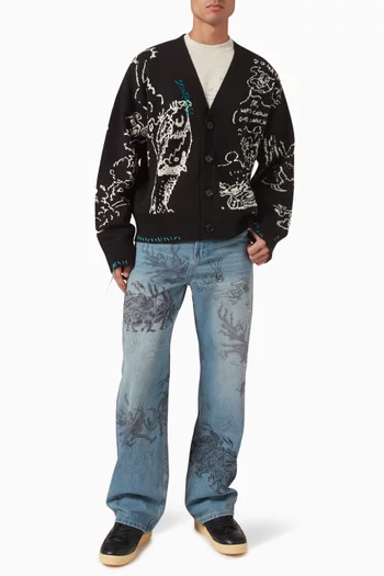 Hops Bootcut Jeans in Denim