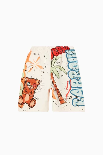 Graphic-print Shorts