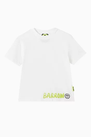 Logo Smiley T-shirt in Cotton