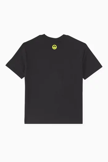 Grafitti-style Print T-shirt in Jersey