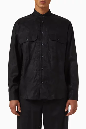 Comfort-fit Shirt in Lyocell