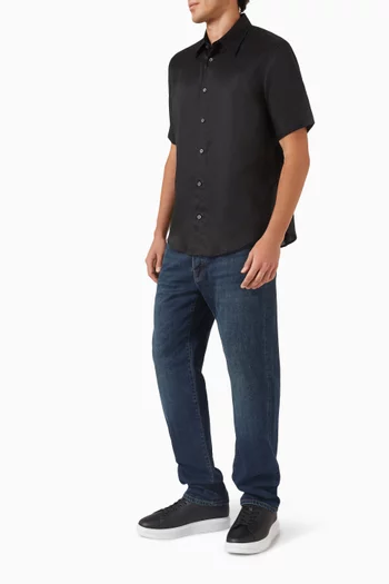 Regular-fit Shirt in Lyocell Twill