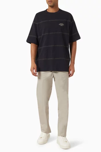 Logo Band T-shirt in Cotton