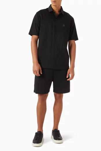 Logo Polo Shirt in Cotton