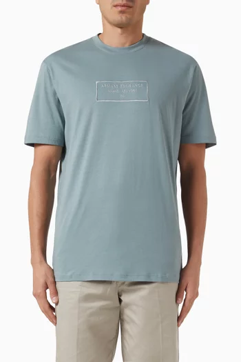 Box Logo T-shirt in Cotton