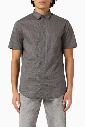 Slim-fit Shirt in Stretch Cotton